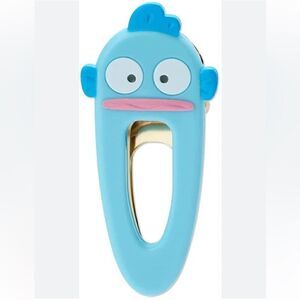 Sanrio Acrylic 2 pcs Hair Clips Hangyodon          Size 3.5 x 0.8 × 7cm